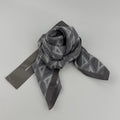 Dior Scarf Gray Silk Vintage