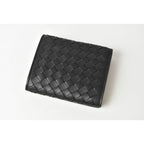 Bottega Veneta Mini Wallet Trifold Men Women Intrecciato — view 2