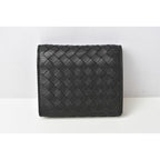 Bottega Veneta Mini Wallet Trifold Men Women Intrecciato — view 4