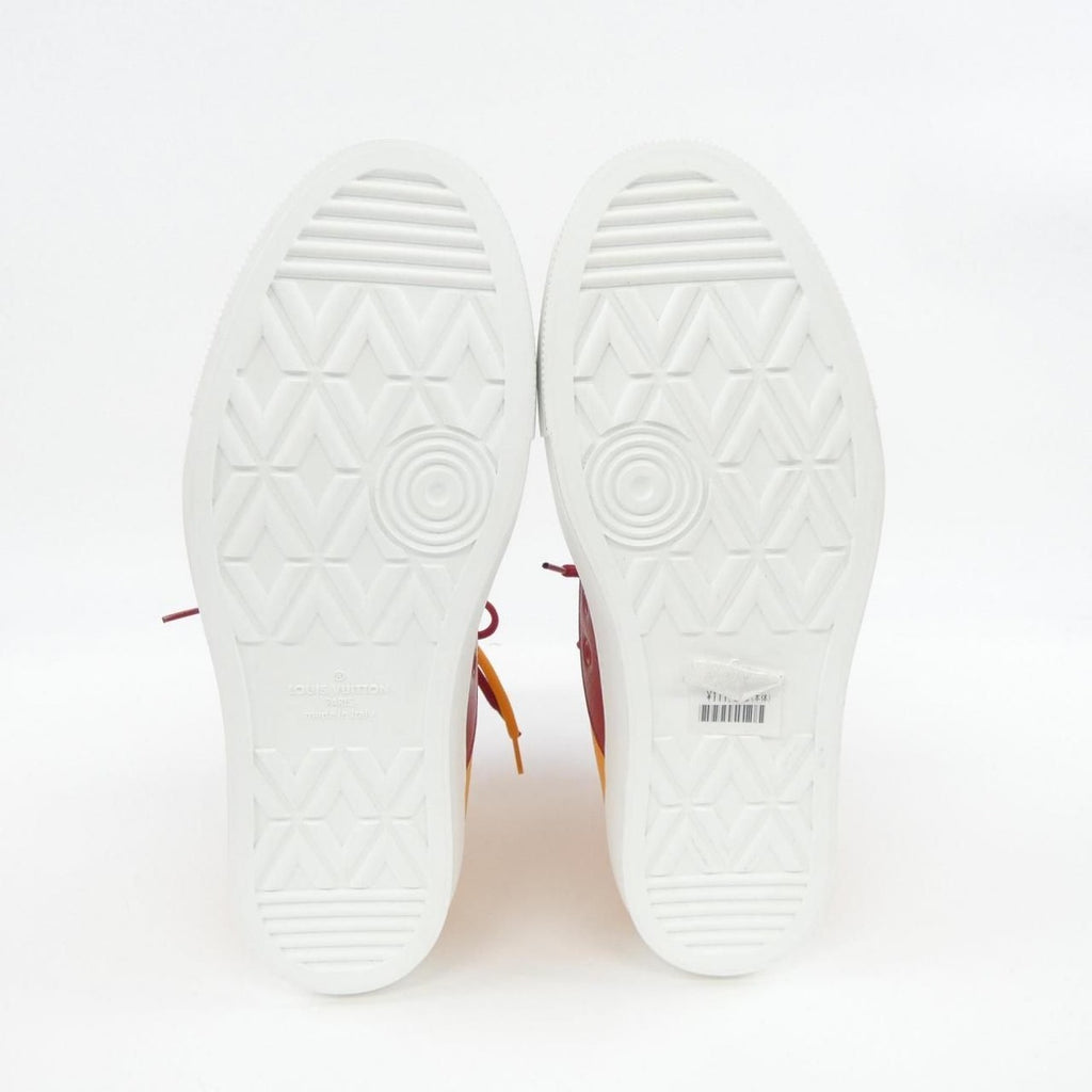 Louis Vuitton Sneakers Red 6 Yellow — view 4