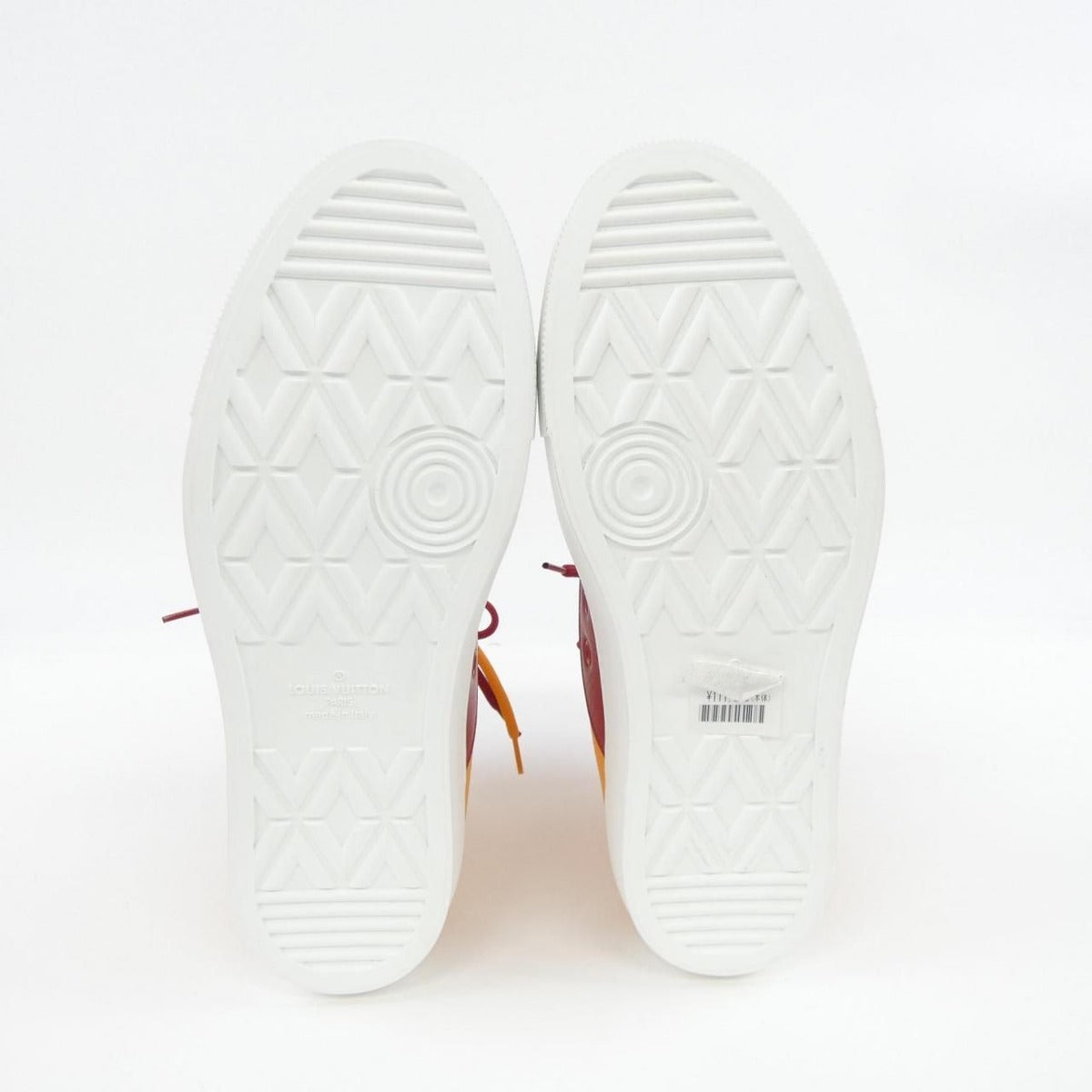Louis Vuitton Sneakers Red 6 Yellow — view 4