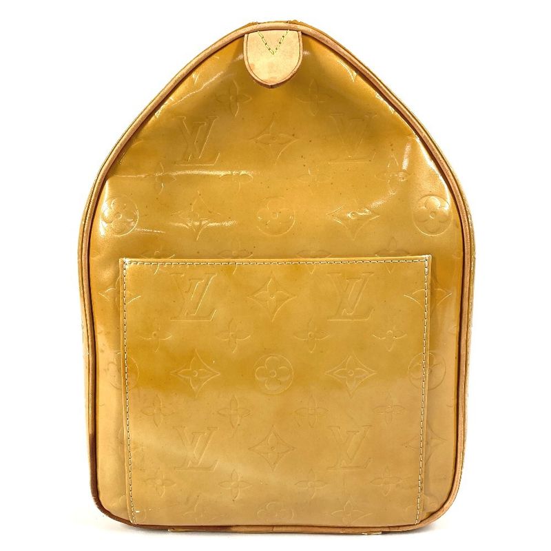 Louis Vuitton Boston Bag Mercer Monogram Vernis Canvas Beige — view 2
