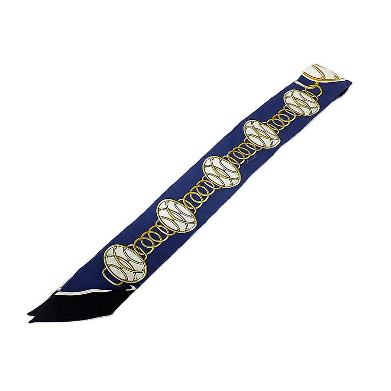 Hermes Twilly Navy Lift Profile Marine Noir Gold