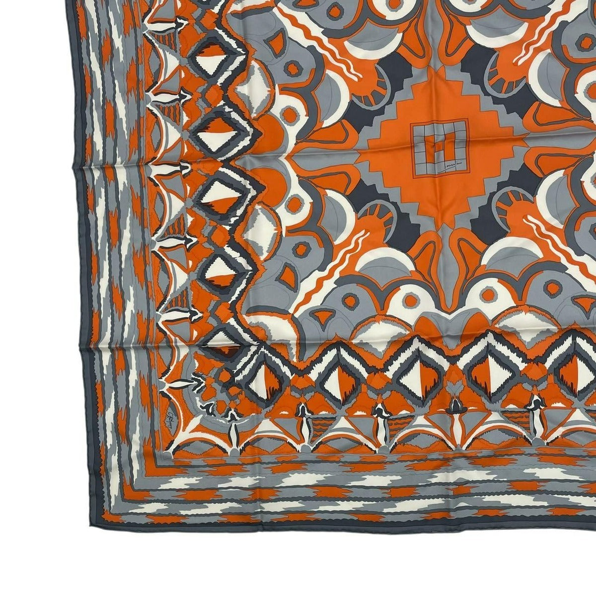 Hermes Scarf Silk Carre 90 Ginza Store Opening Commemoration Limited — view 4