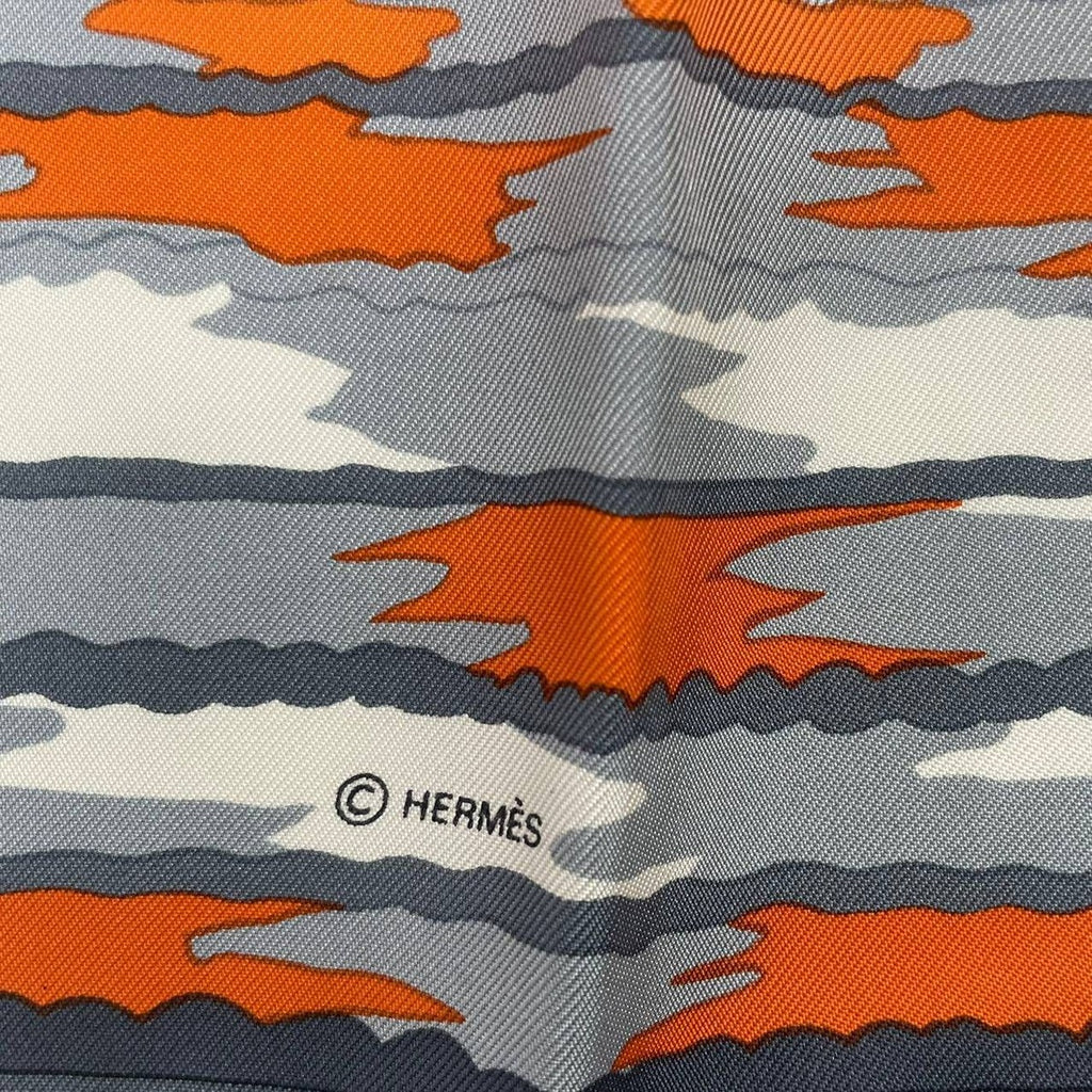 Hermes Scarf Silk Carre 90 Ginza Store Opening Commemoration Limited — view 6