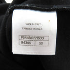 Chanel Wool CC Logo Tank Top with Camellia Brooch Black Super — view 7