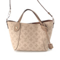 Louis Vuitton Monogram Mahina Leather Hina PM 2-Way Shoulder Tote Handbag Gare