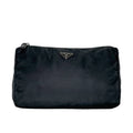 Prada Pouch Black Nero Tessuto Case Nylon 172 Zipper