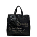 Saint Laurent Tote Black Mail Patent Leather YSL Lightweight