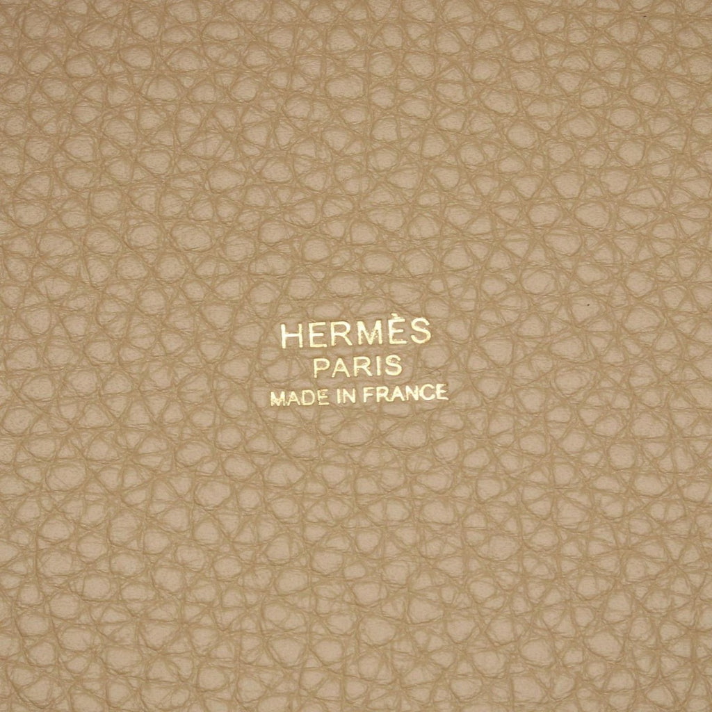 Hermes Handbag Picotin Lock PM Trench Leather Beige — view 4