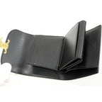 Celine Bifold Wallet With Coin Purse Triomphe Small Flap Shiny Calfskin — view 3