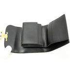 Celine Bifold Wallet With Coin Purse Triomphe Small Flap Shiny Calfskin — view 7
