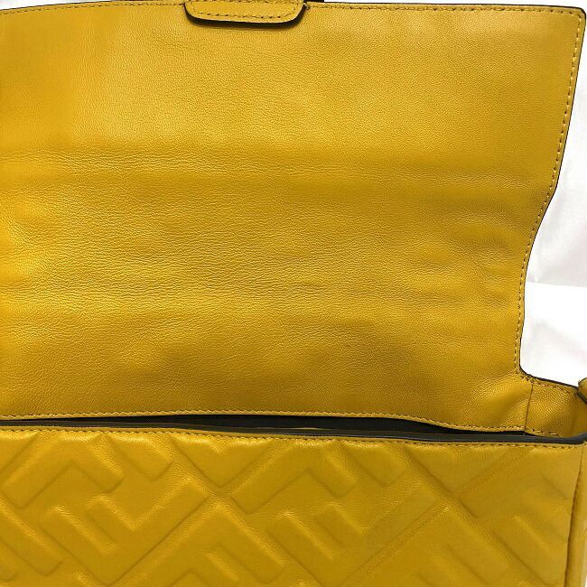 Fendi 2-Way Mamma Bucket Bag Yellow 8 Br600 — view 9