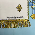 Hermes Scarf Silk Carre 90 Vue du Carosse de la Galere Reale Queen's — view 8