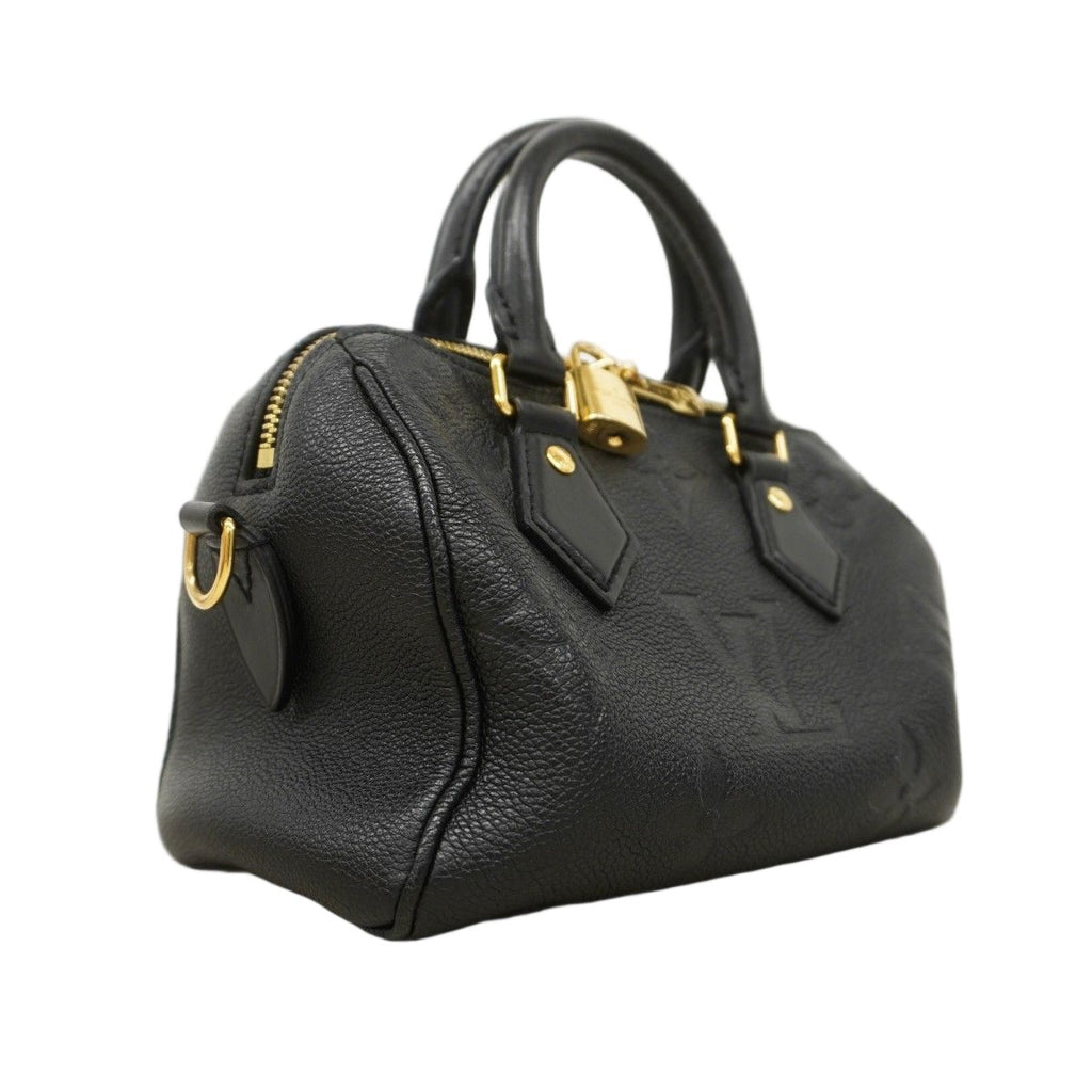 Louis Vuitton Handbag Monogram Empreinte Speedy Bandouliere 20 Noir 2-Way — view 2