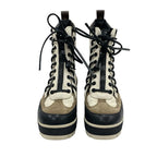 Louis Vuitton Laurie Line Monogram Boots Short Shoes Suede Leather Off — view 2