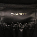 Chanel Caviar Leather Black 4 Vintage Vanity Bag Handbag Vertical Shape — view 7