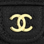 Chanel Card Case Porte-Cartes a Rabat Classic Noir Black — view 7