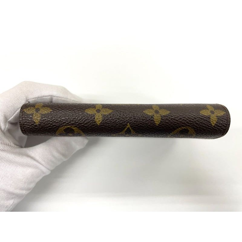 Louis Vuitton Monogram Porte Monet Vieux Tresor Foldable Wallet L-shaped — view 3