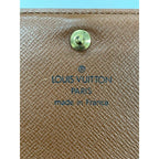 Louis Vuitton Monogram Porte Monet Vieux Tresor Foldable Wallet L-shaped — view 8