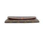 Louis Vuitton Wallet Monogram Portefeuille Emily Flower Charm Rouge — view 2