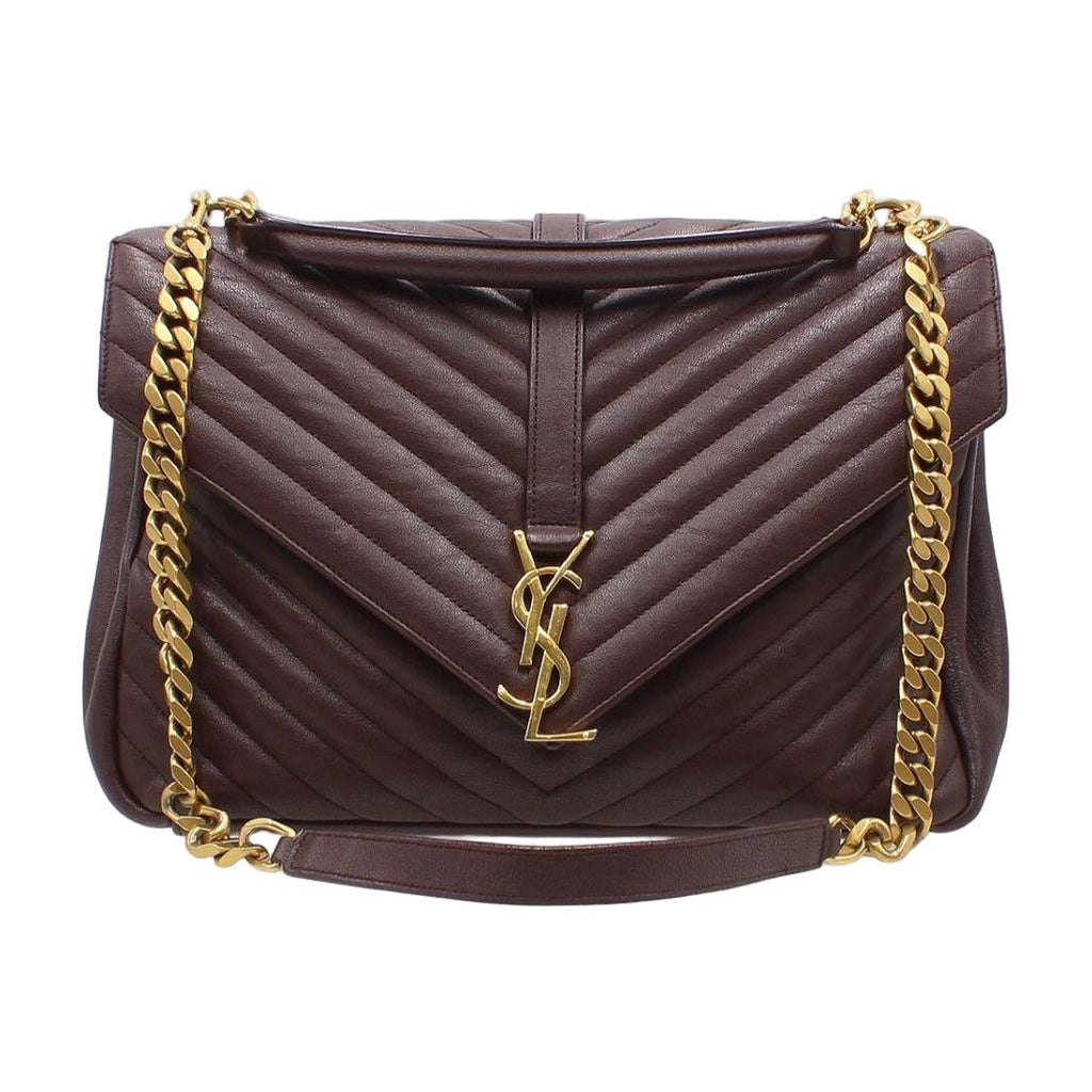 Saint Laurent YSL Quilted Leather Carre