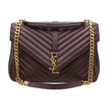 Saint Laurent YSL Quilted Leather Carre