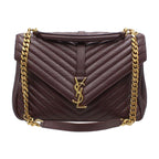 Saint Laurent YSL Quilted Leather Carre