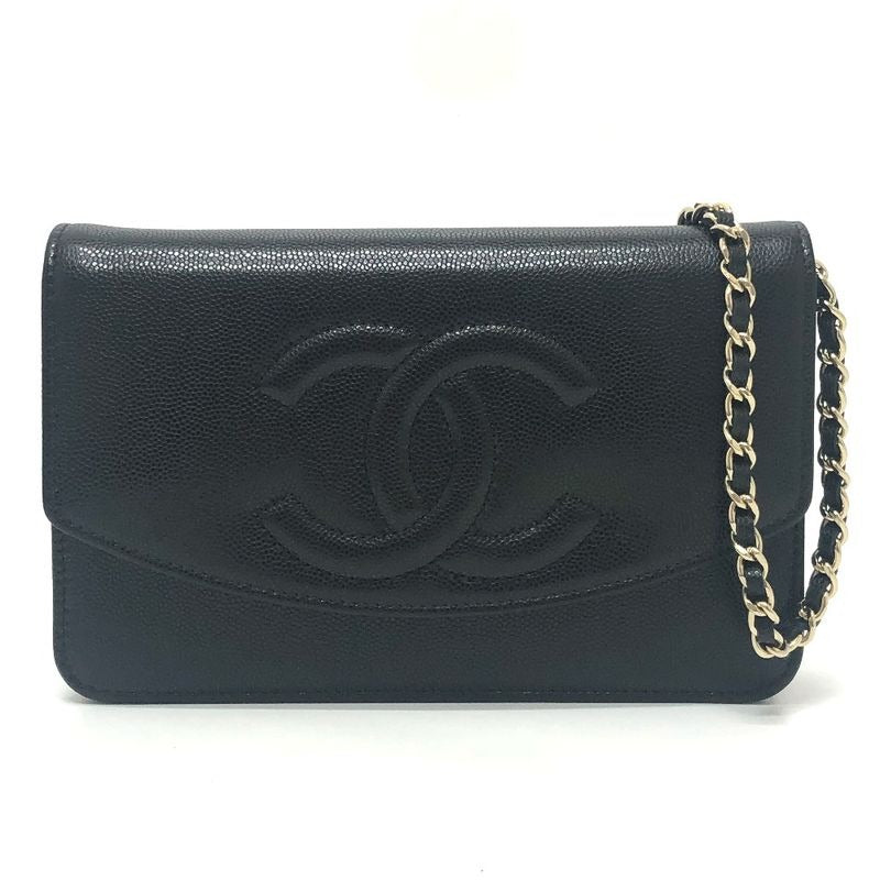 Chanel Shoulder Bag Metiers D'art Collection Coco Calfskin Black