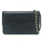 Chanel Shoulder Bag Metiers D'art Collection Coco Calfskin Black