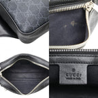 Gucci GG Supreme Sherry Line Body Bag Belt Waist Black Multicolor — view 9