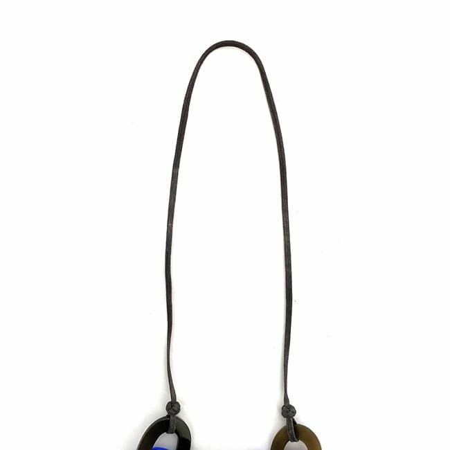 Hermes Necklace Caramba Lacquer Chain Beige — view 6