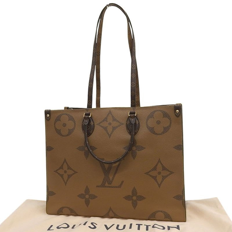 Louis Vuitton Monogram Reverse On The Go GM Tote Bag