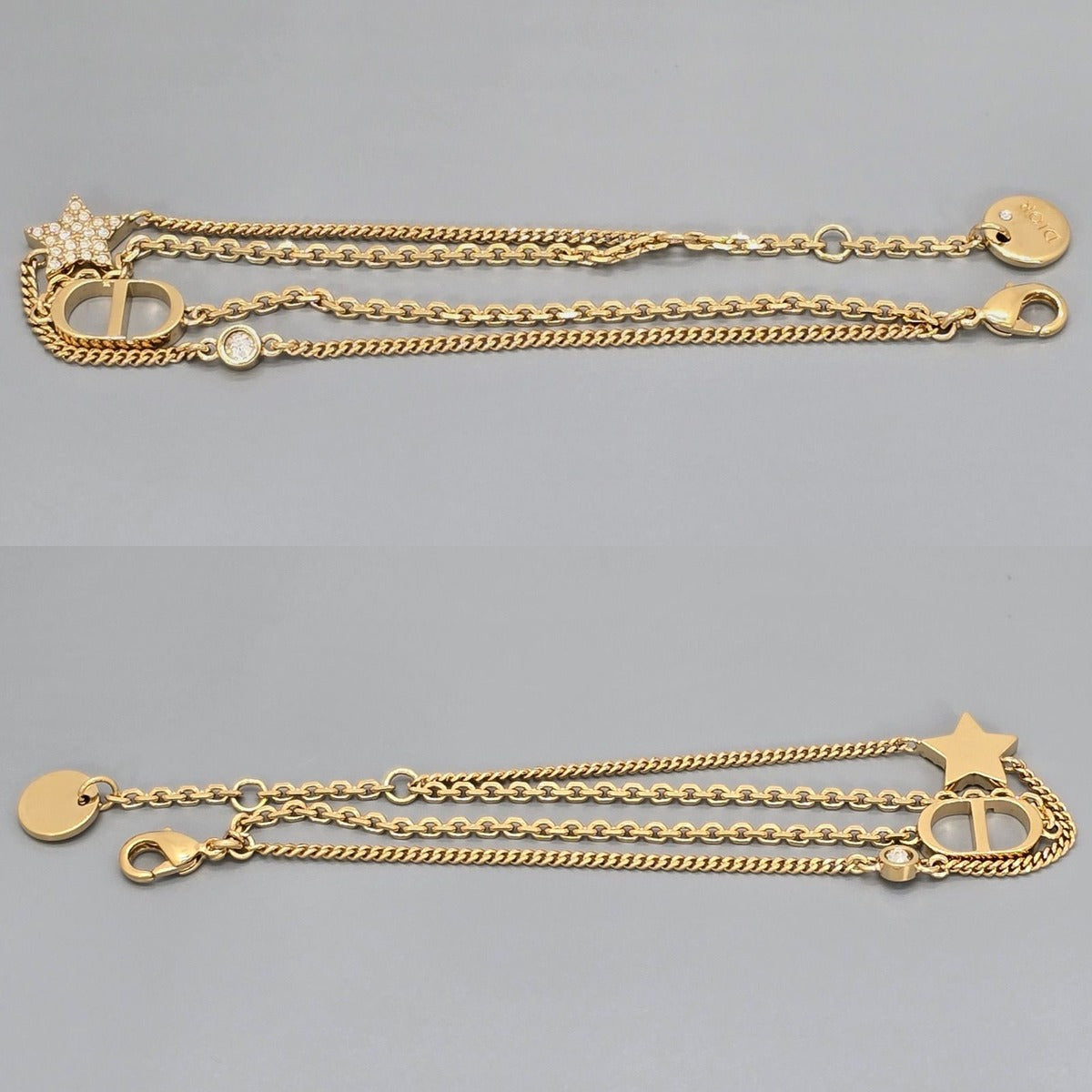 Dior Petit CD Double Bracelet Crystal — view 3