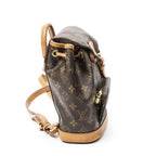 Louis Vuitton Montsouris Brown Monogram Canvas Backpack — view 4