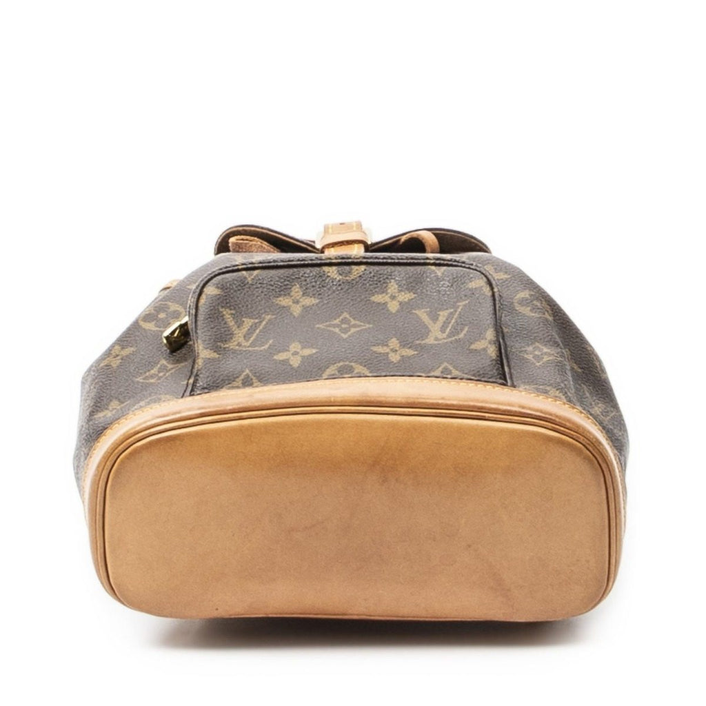 Louis Vuitton Montsouris Brown Monogram Canvas Backpack — view 6