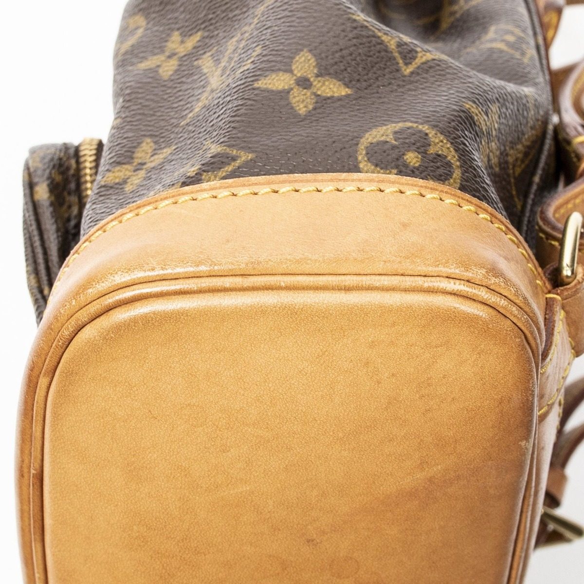Louis Vuitton Montsouris Brown Monogram Canvas Backpack — view 7