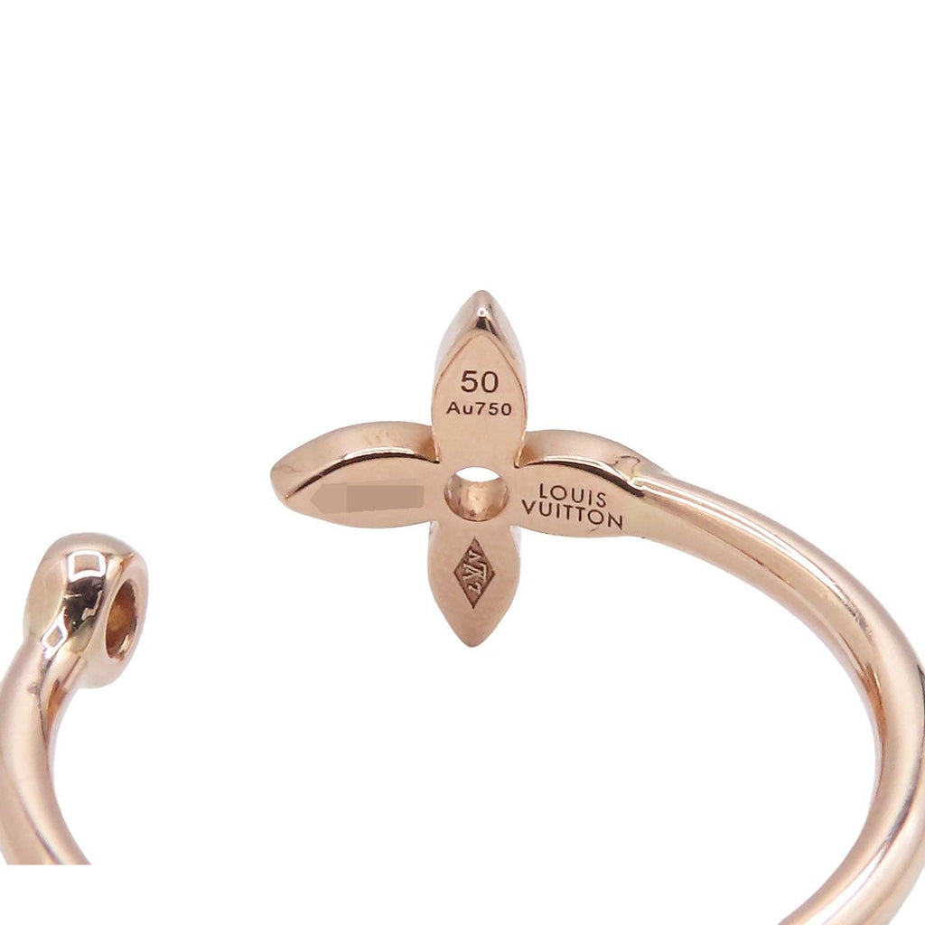 Louis Vuitton Monogram Idylle Three Color Gold Diamond Triple Band Ring — view 6