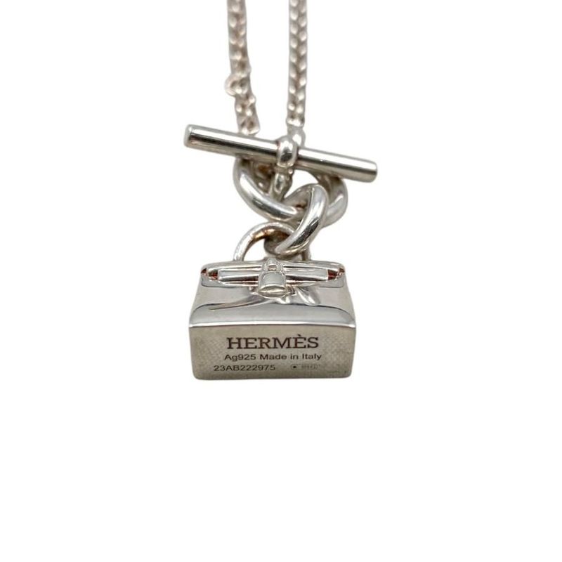 Hermes Necklace Amulet Kelly Pendant B 00 — view 5