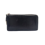 Louis Vuitton Portefeuille Comet Parnassea Leather Black L-shaped Zipper Wallet
