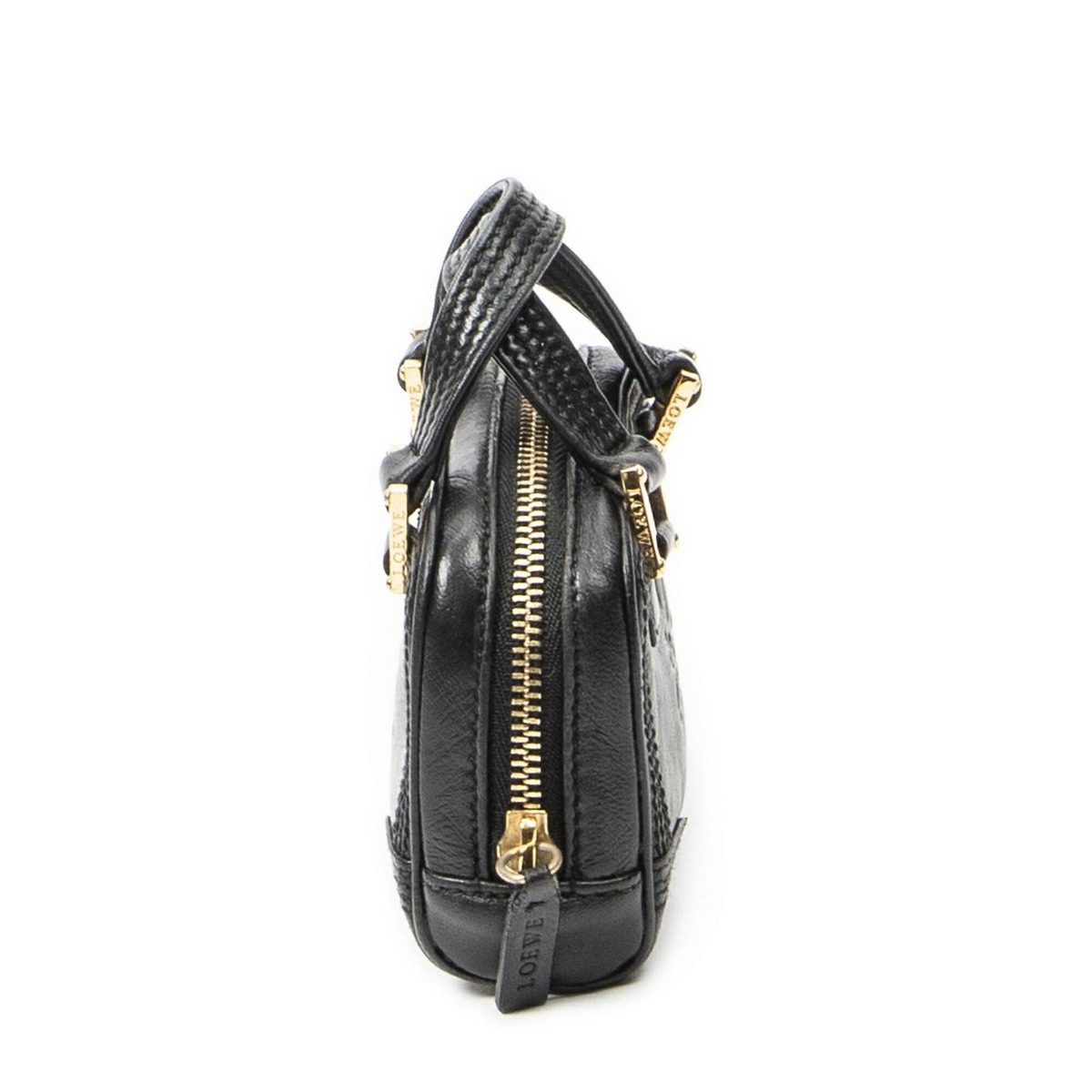 Loewe Micro Amazona Crossbody Black Calfskin Leather — view 4