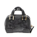 Loewe Micro Amazona Crossbody Black Calfskin Leather — view 5