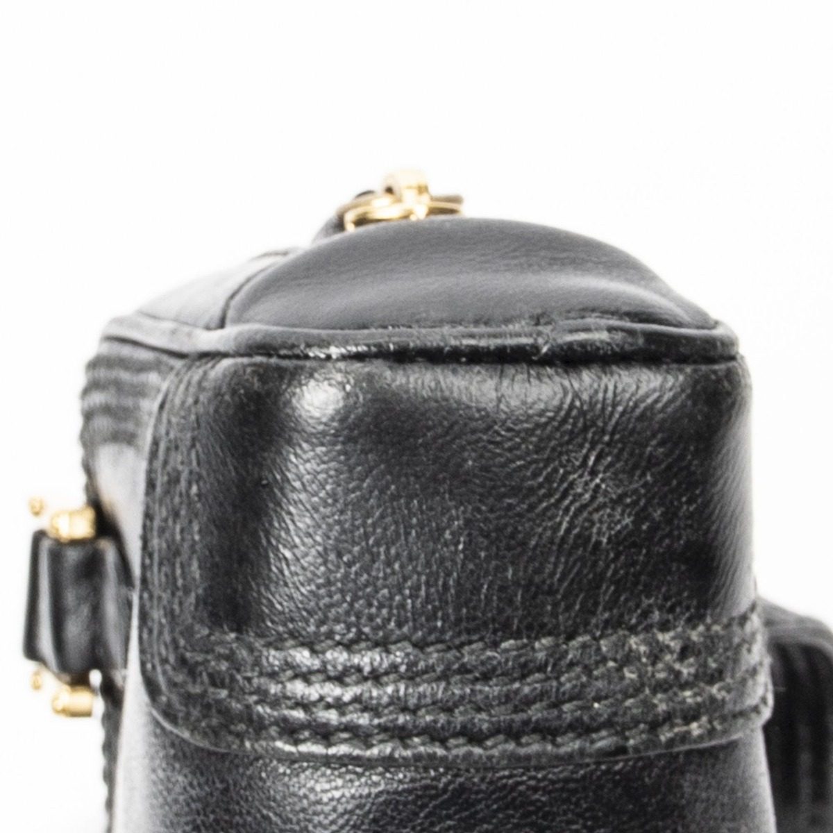 Loewe Micro Amazona Crossbody Black Calfskin Leather — view 8