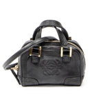 Loewe Micro Amazona Crossbody Black Calfskin Leather