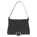Fendi Vintage Mamma Bucket Zucchino Dark Brown Shoulder Bag