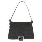 Fendi Vintage Mamma Bucket Zucchino Dark Brown Shoulder Bag