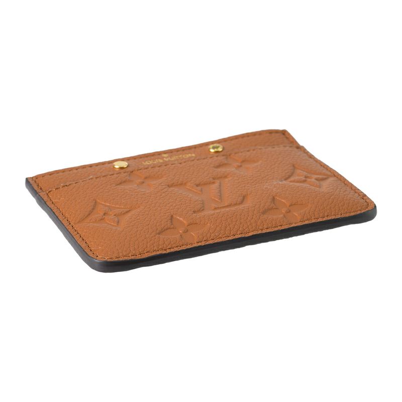 Louis Vuitton Card Case Holdere Surple Cognac — view 4