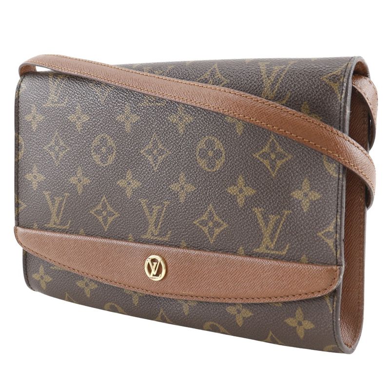 Louis Vuitton Bordeaux 24 Vintage 2-Way Clutch Monogram Canvas Brown — view 2
