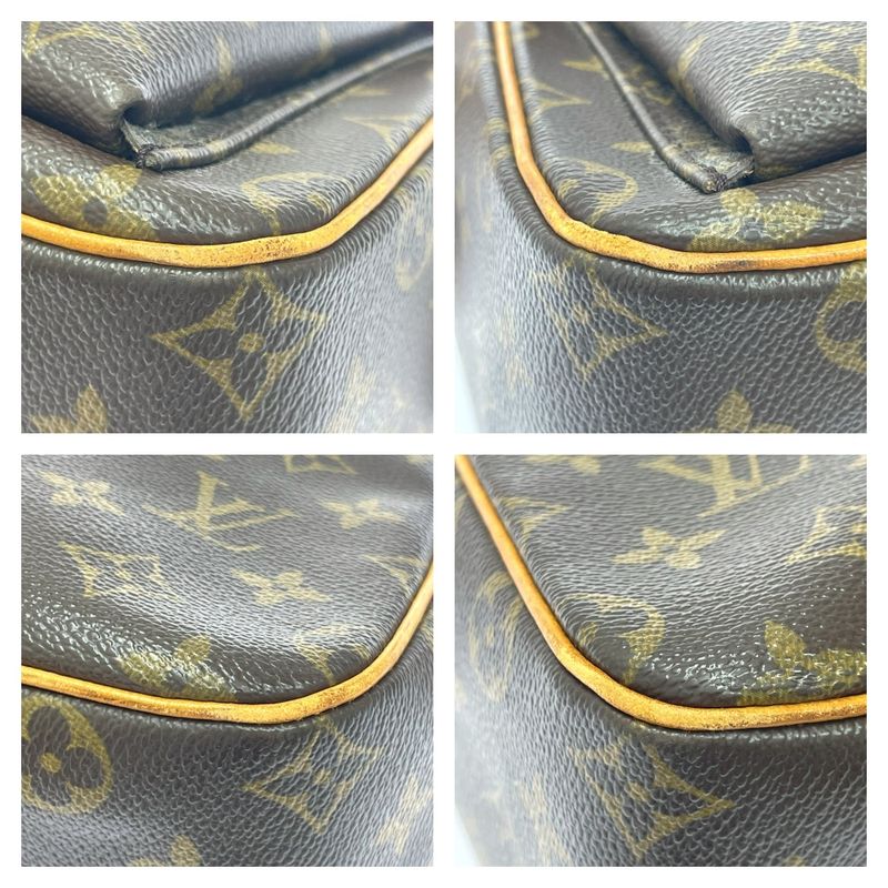 Louis Vuitton Monogram Viva Cite GM Shoulder Bag Brown — view 6