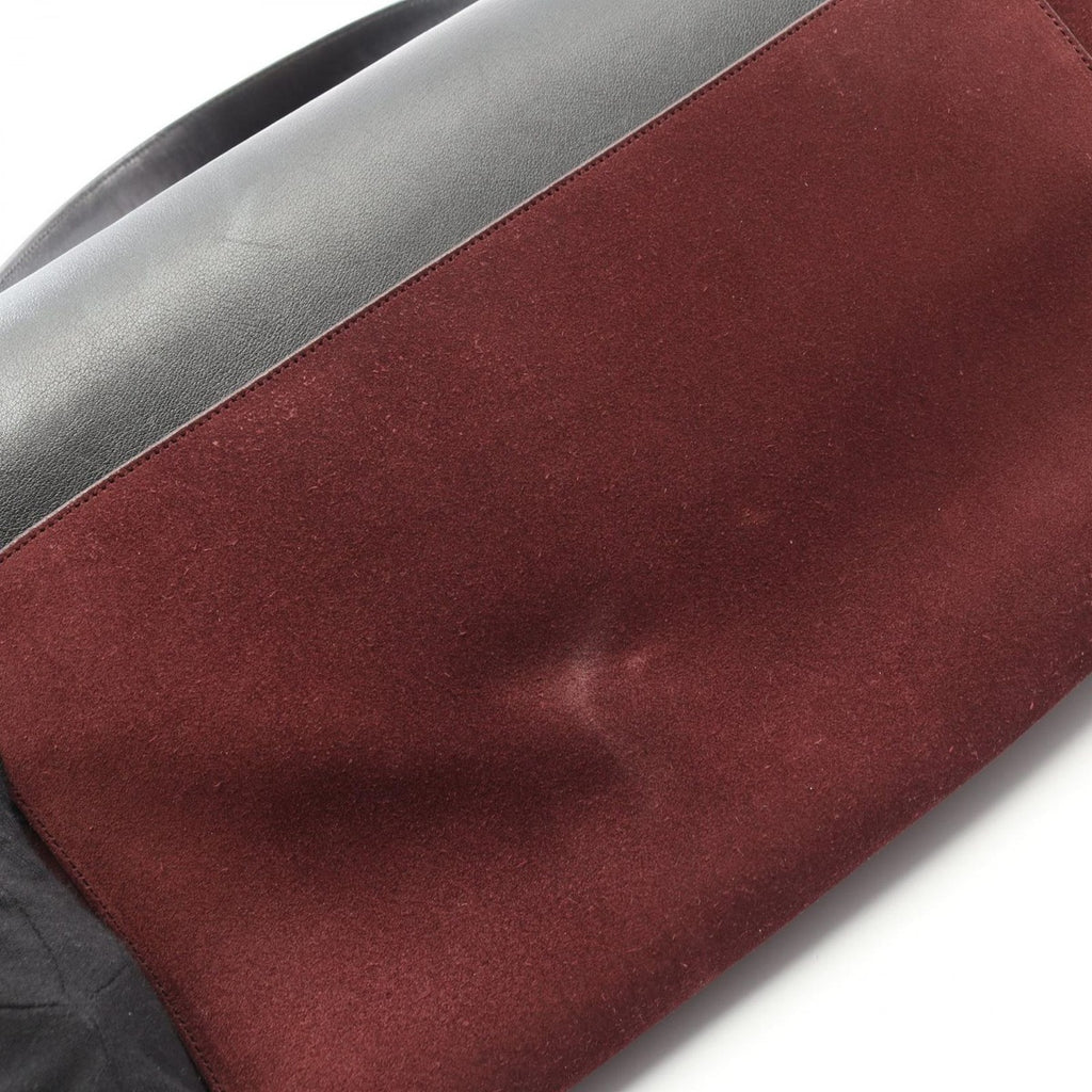 Saint Laurent Paris Handbag Sac Music Red Suede Leather 2-Way — view 2